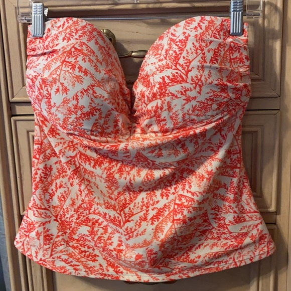 Old Navy Coral Print Tankini - Picture 2 of 10